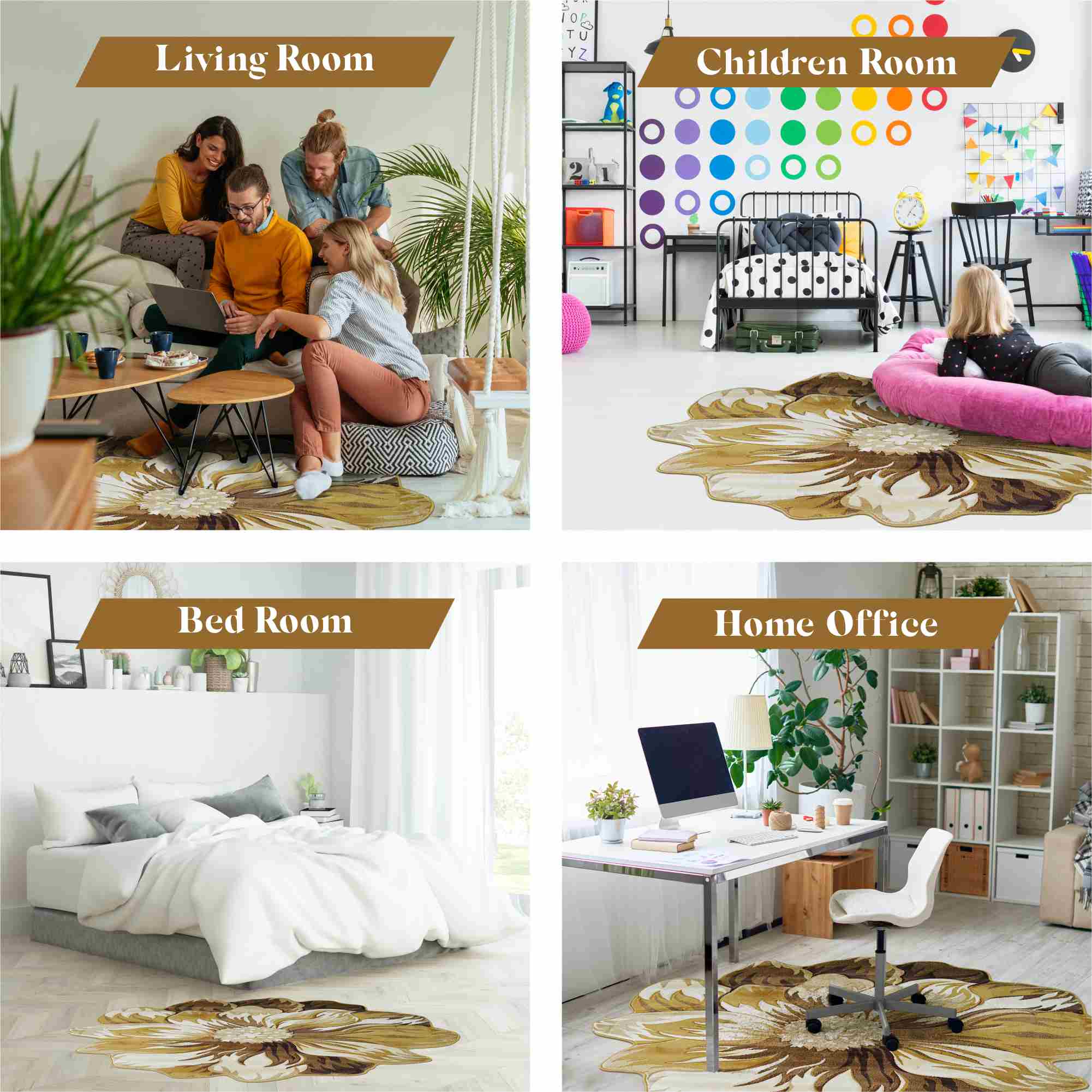 FLOWERS Rug Design 305 4