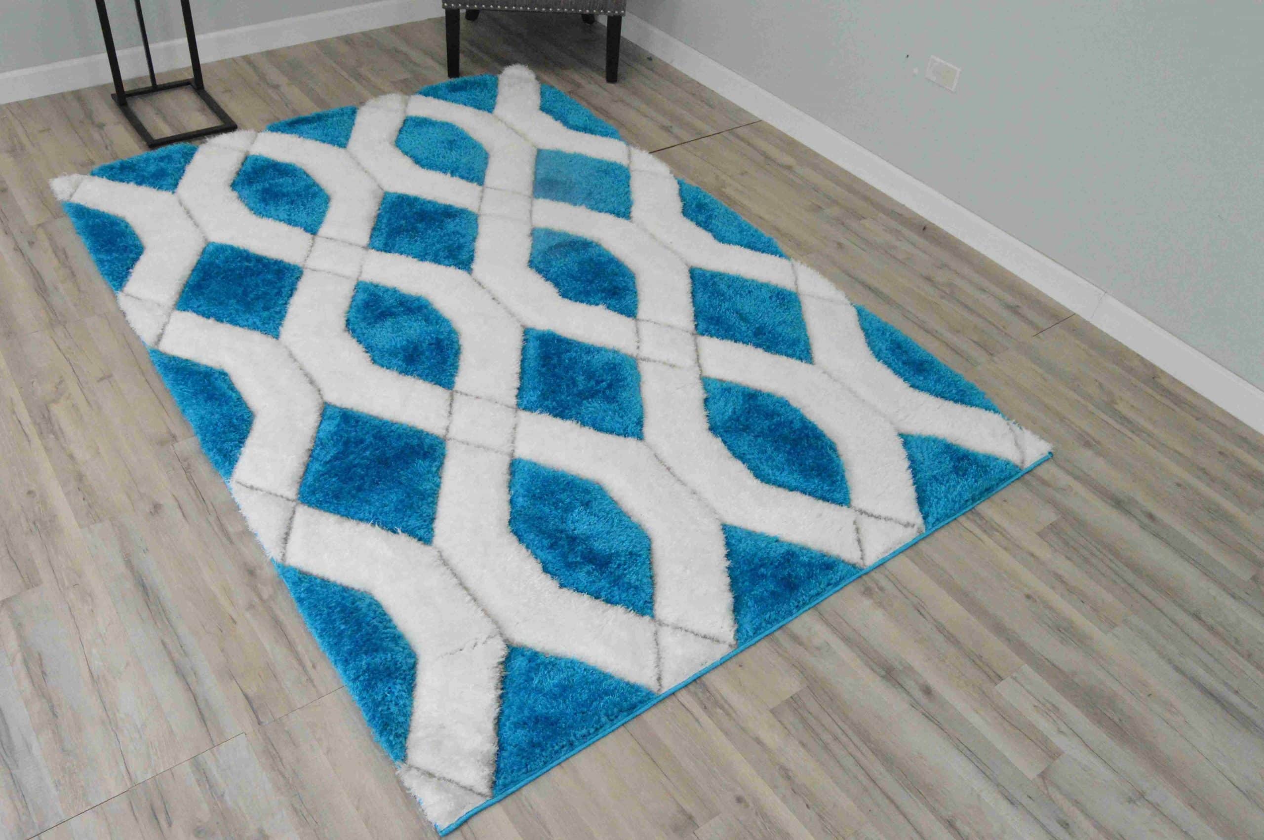4D SHAGGY Rug Design 6490 7