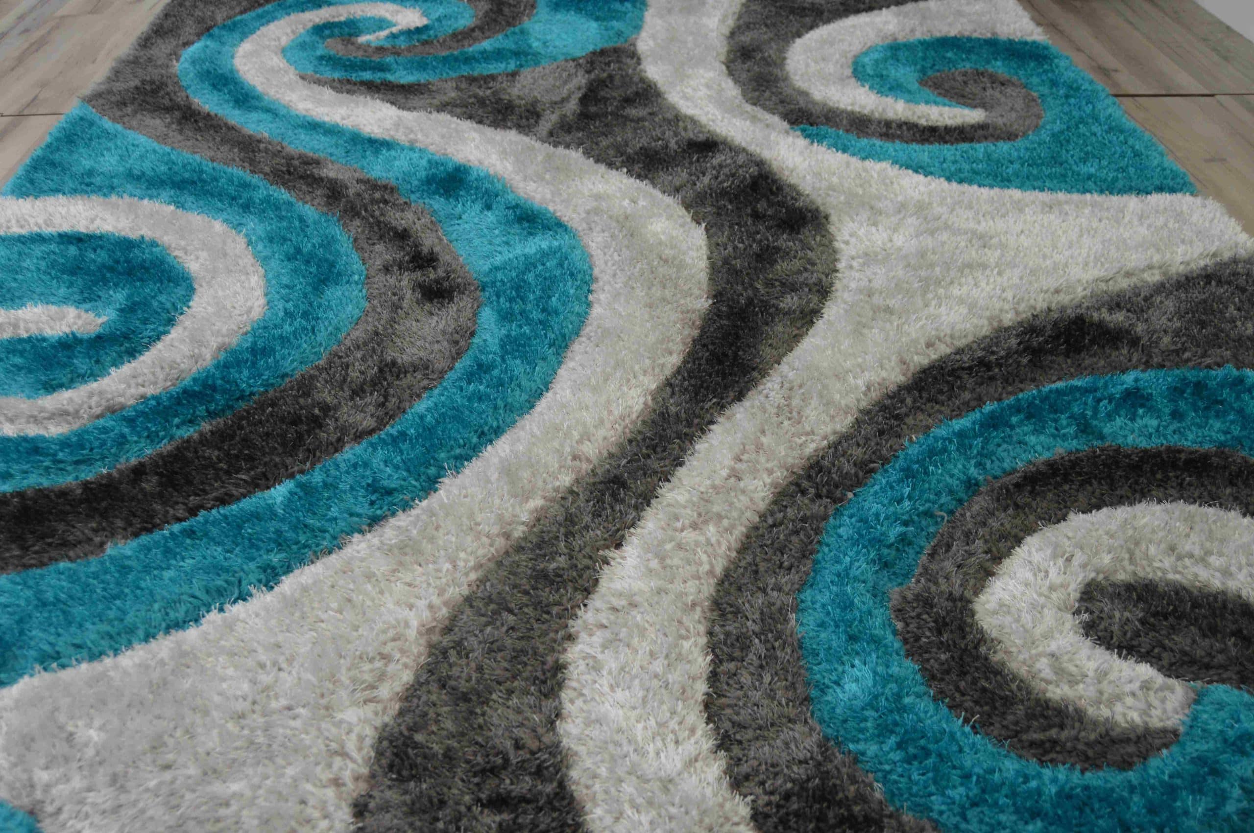 4D SHAGGY Rug Design 6499 4