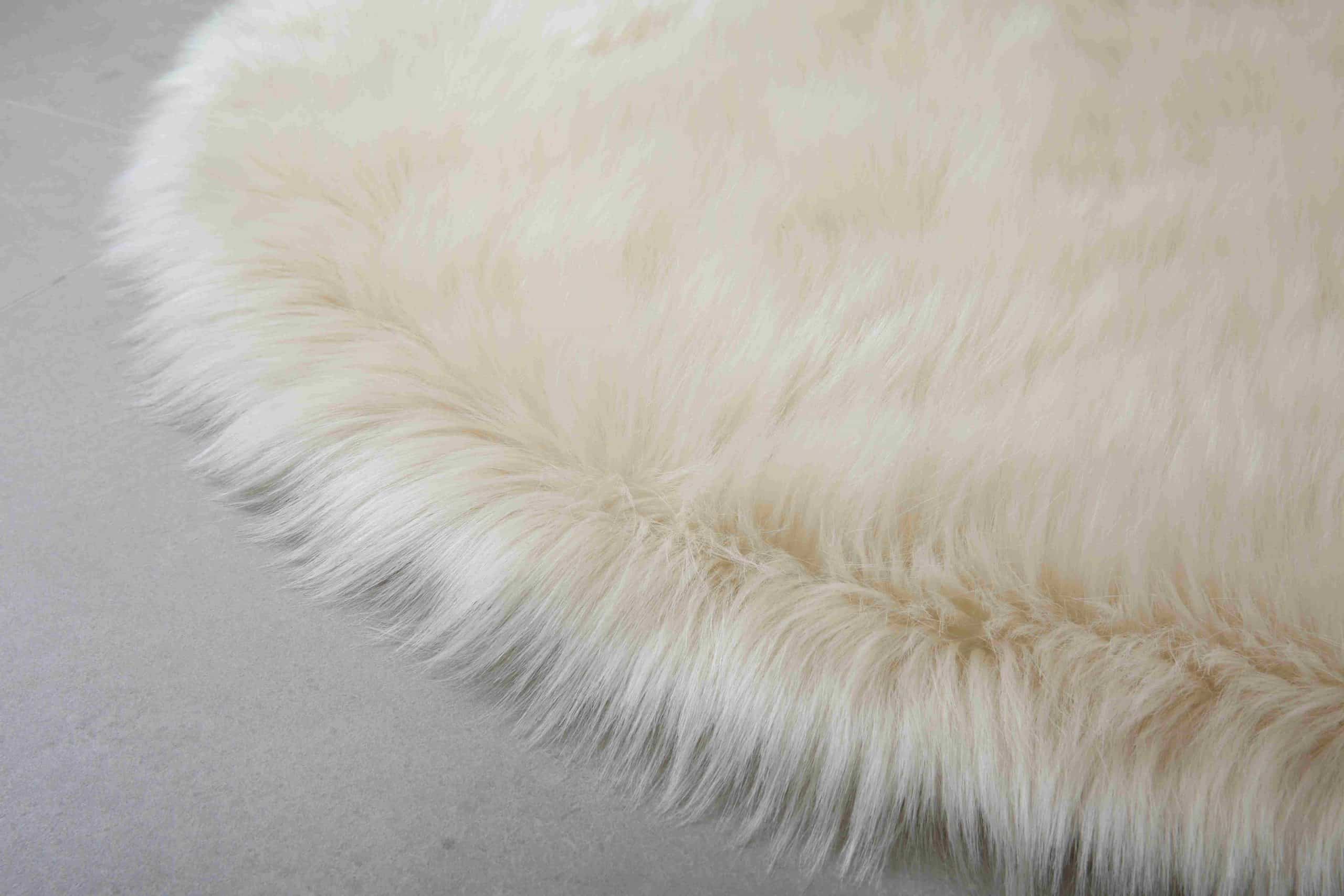 FAUX FUR Rug ROUND 4