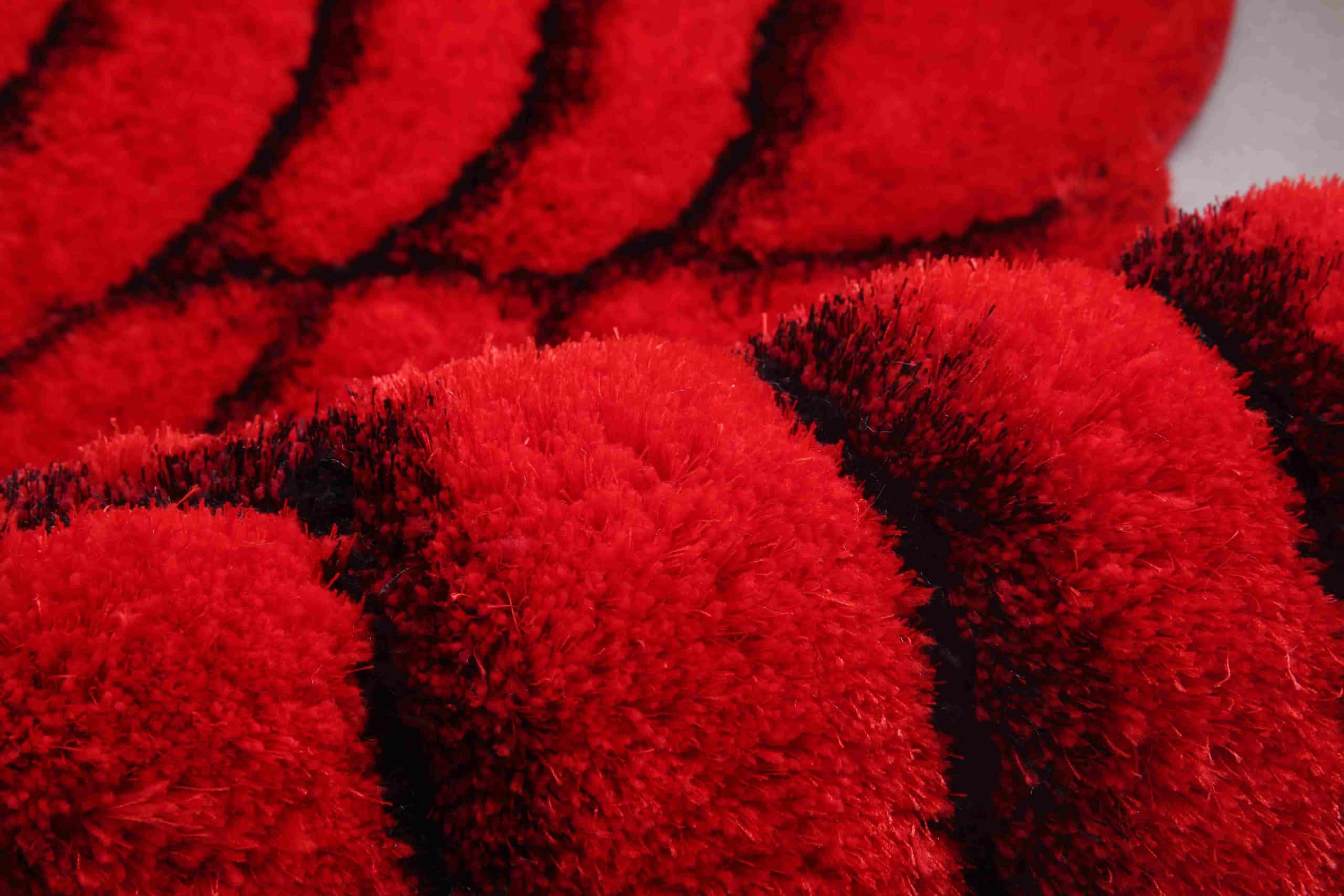 FAUX FUR Rug DOUBLE ROSE 3