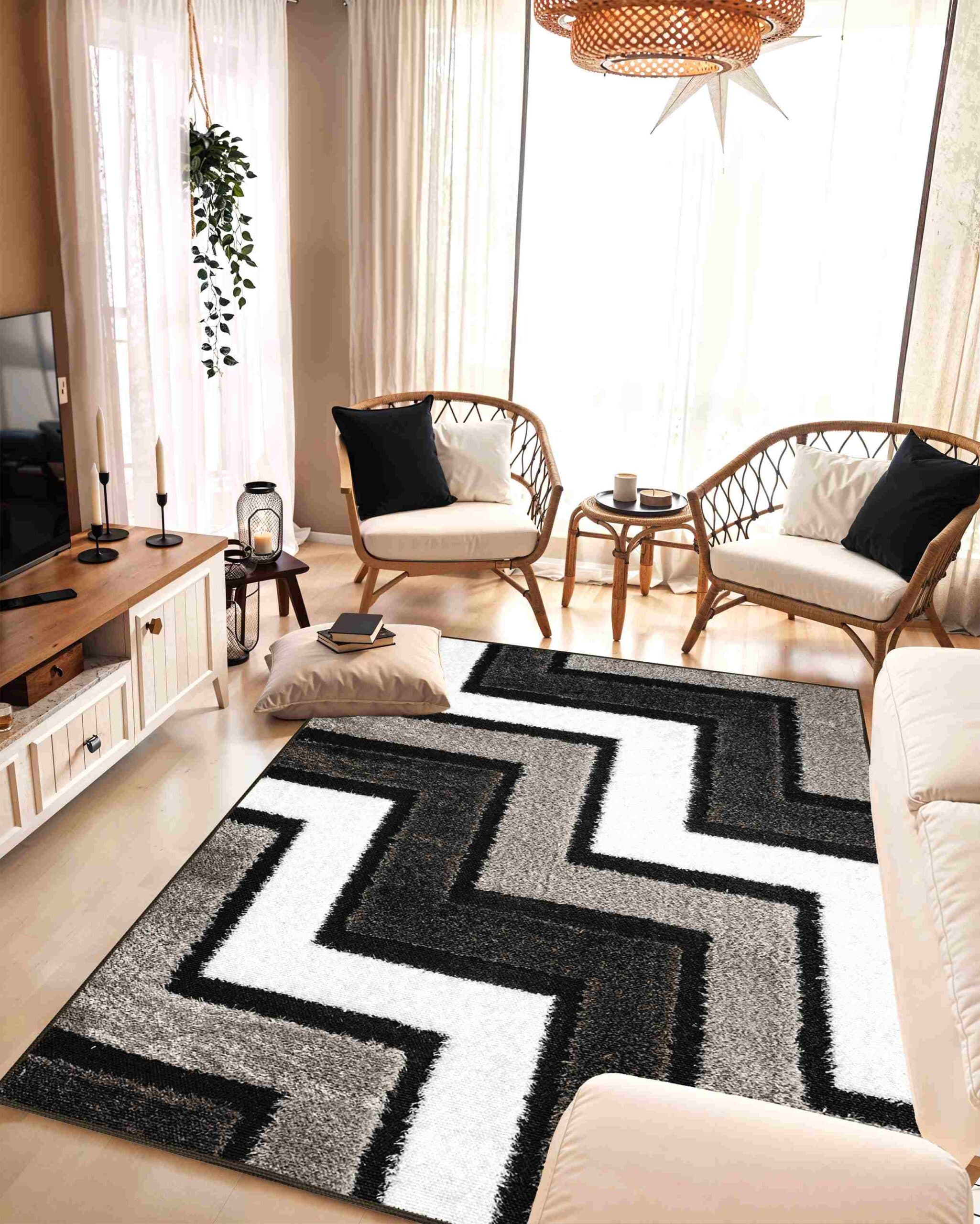 5D SHAGGY Rug Design 6410 3
