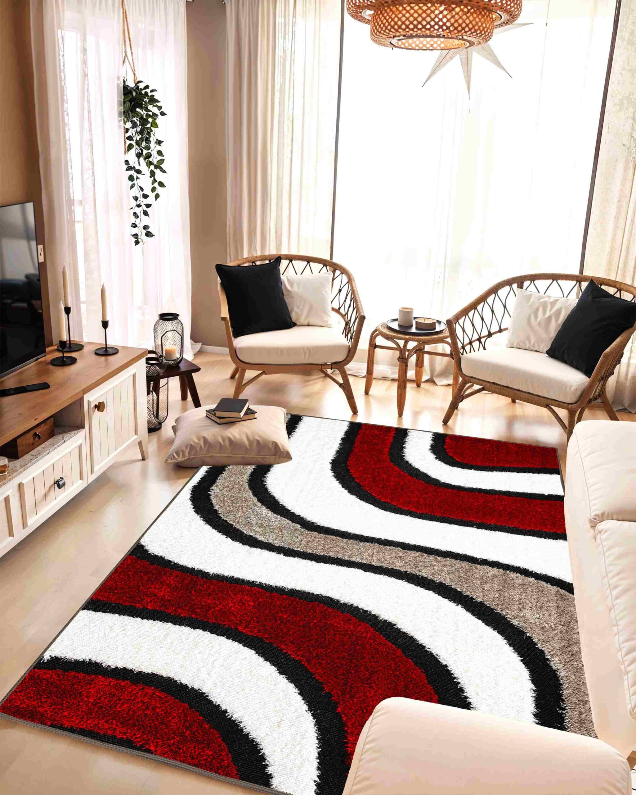 5D SHAGGY Rug Design 6417 3
