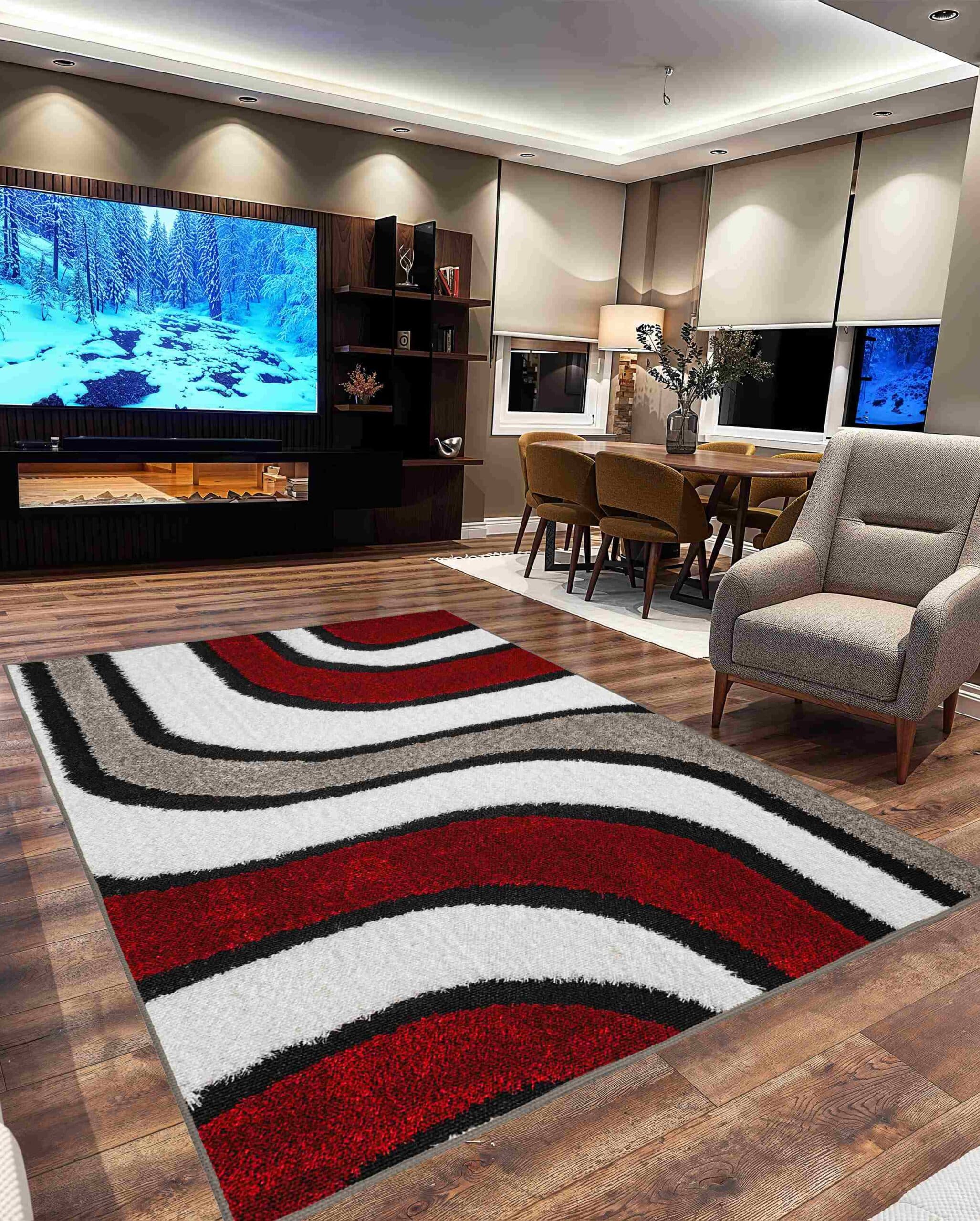 5D SHAGGY Rug Design 6417 4
