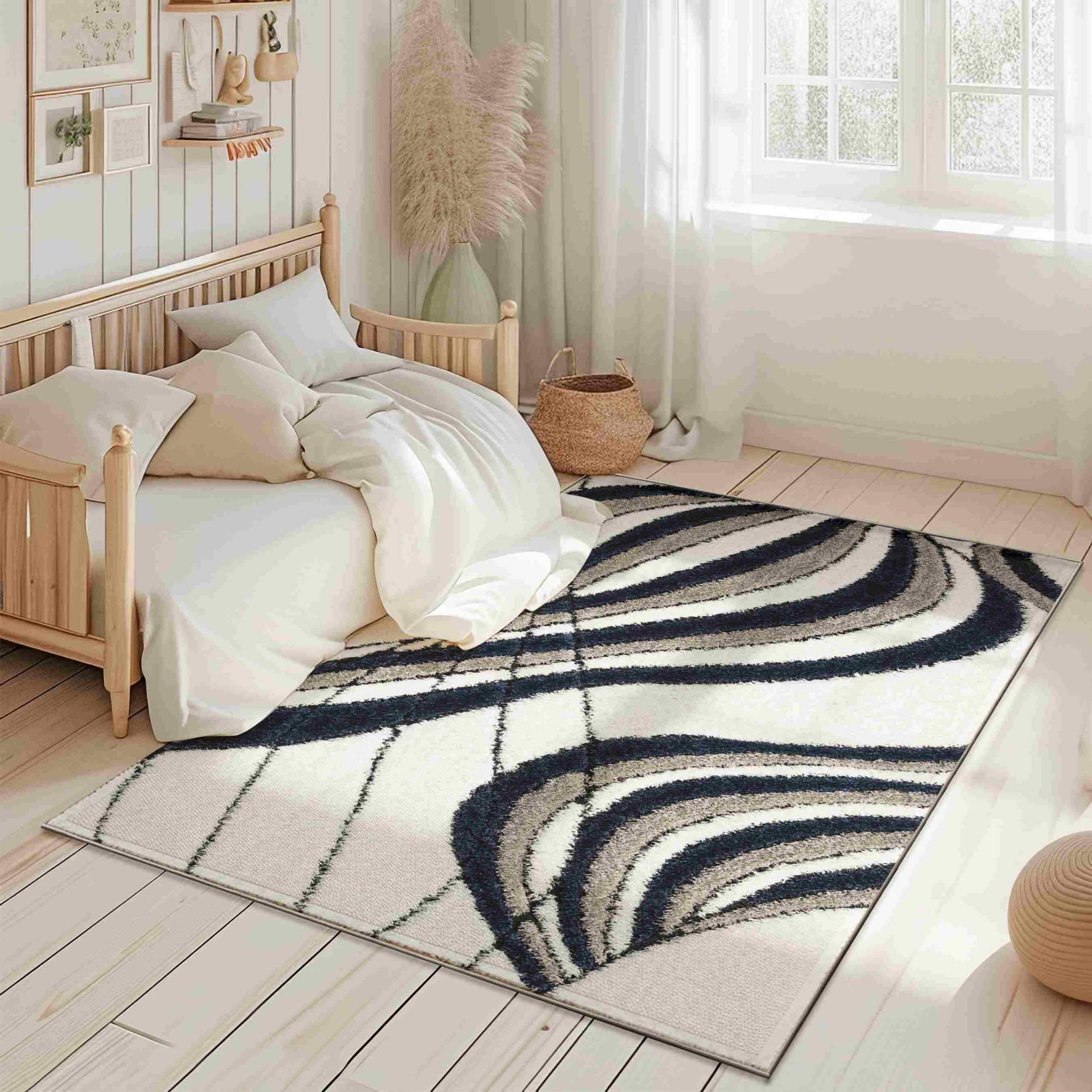 5D SHAGGY Rug Design 6418 6