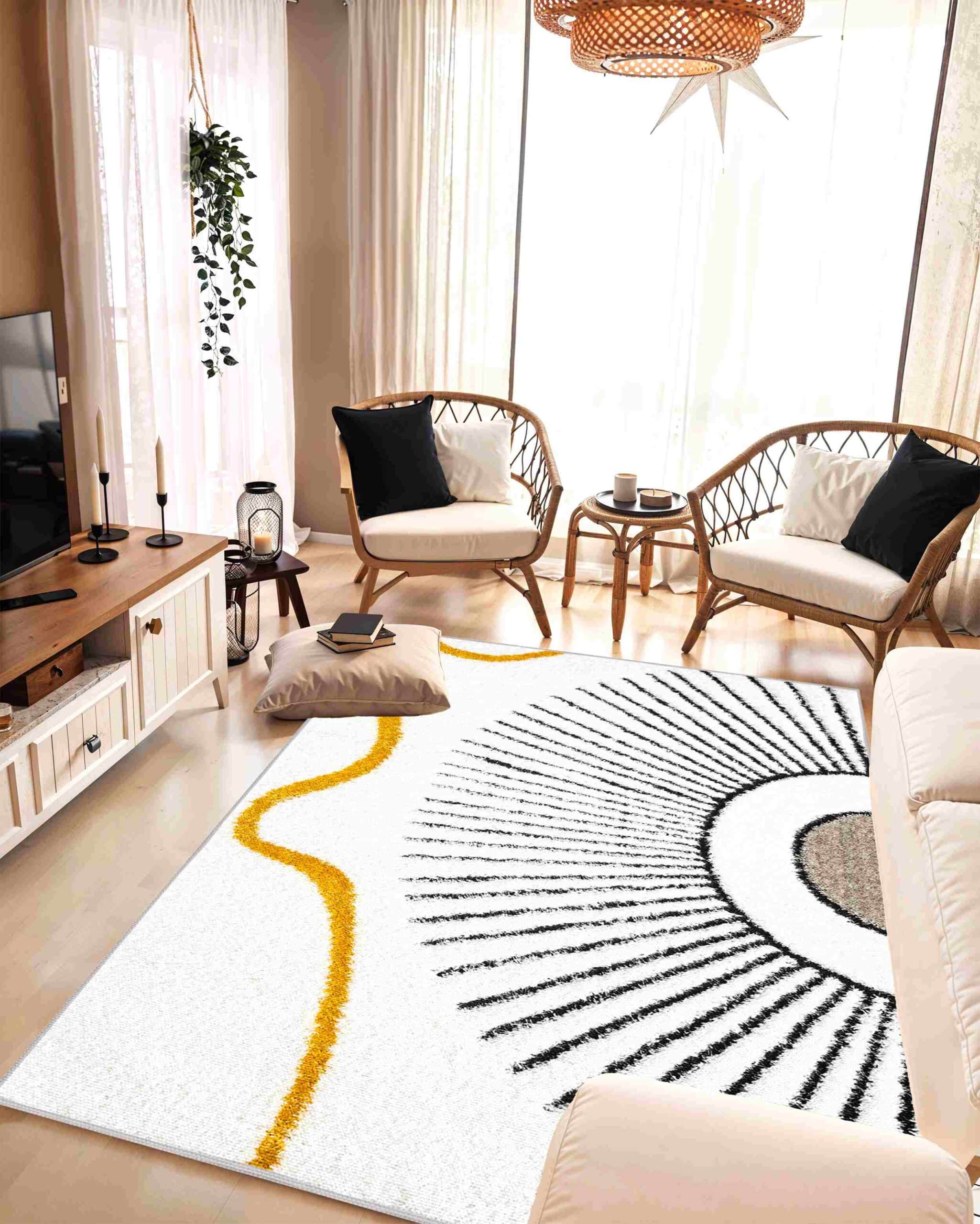 5D SHAGGY Rug Design 6420 3