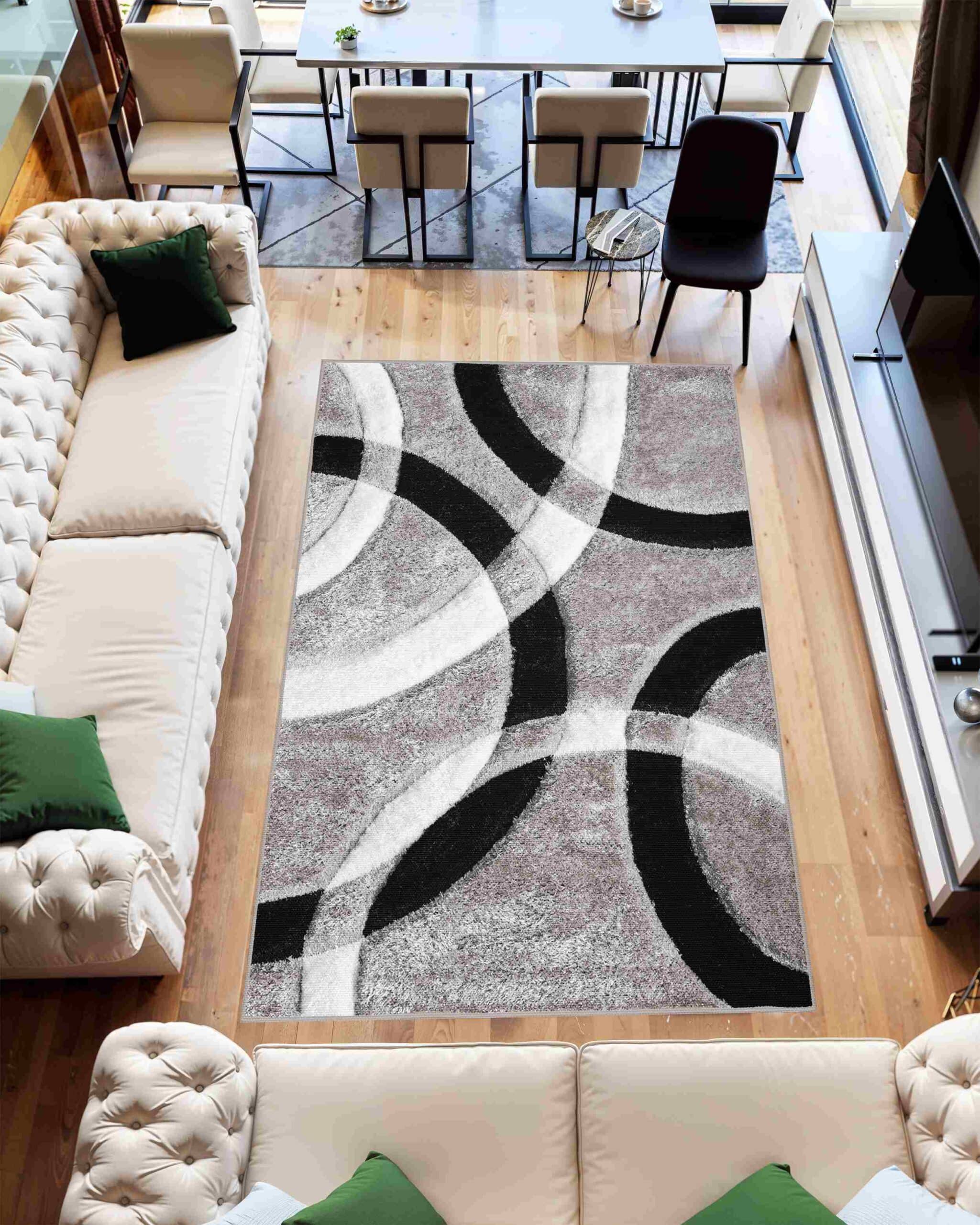 4D SHAGGY Rug Design 6491