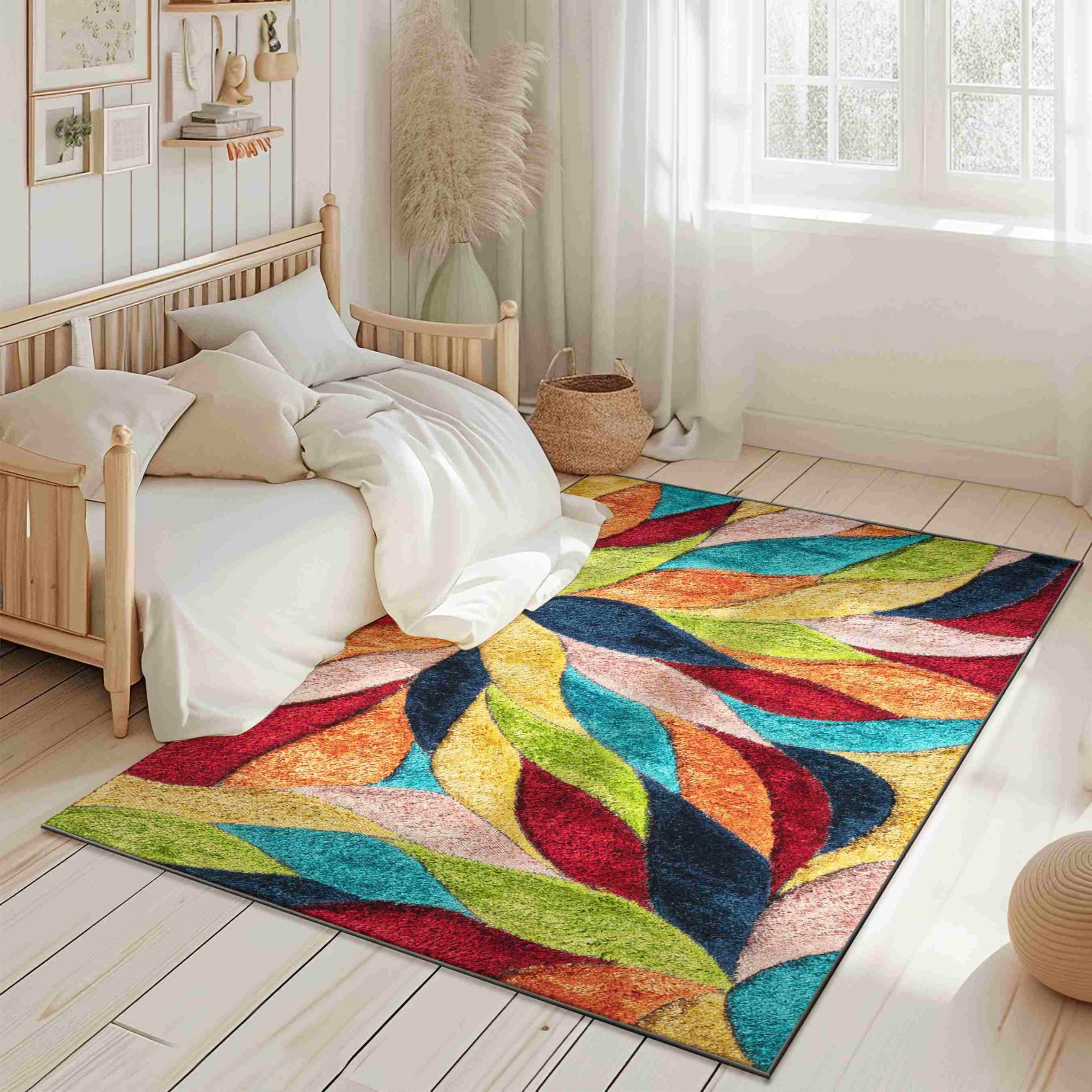 4D Shaggy Rug Design 6994 9