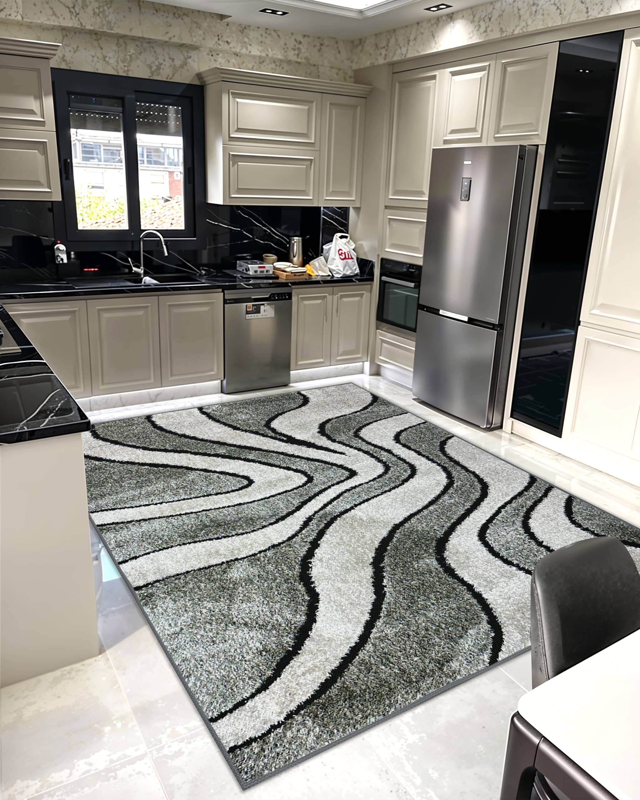 5D SHAGGY Rug Design 6413 3